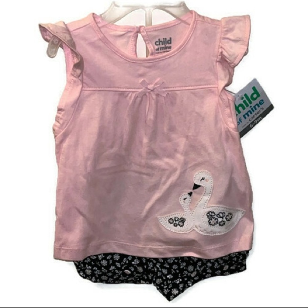 Carter’s 6-9 months Infant Baby Girl Matching Set